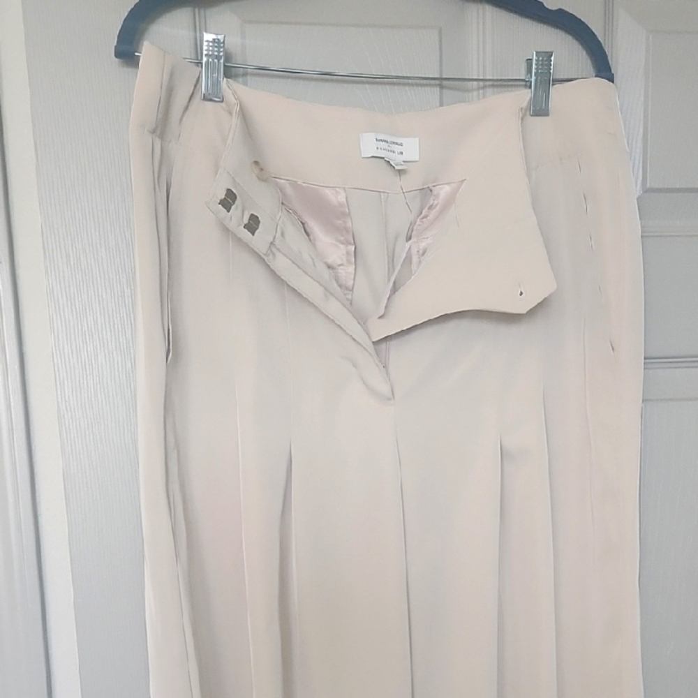 Banana Republic Wide Leg Pleated Pants 12 NWT